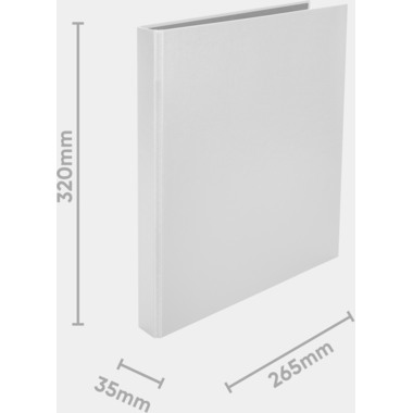 BIELLA Livre prés. Ringo-Plast 3cm 43444201U blanc 4 anneaux A4+