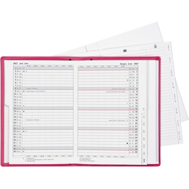 BIELLA Planer Istanbul 2027 855715400027U 1M/2S pink ML 10.6x15.3cm