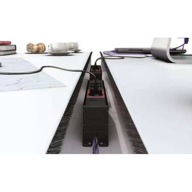 max connect unità presa CUBO 3x T13, modulo vuoto Nero