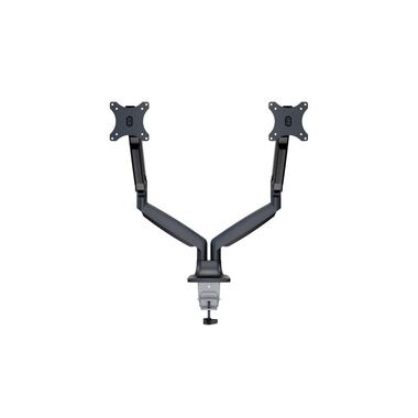 Multibrackets supporto da tavolo a molla a gas doppio fino a 9 kg – Nero