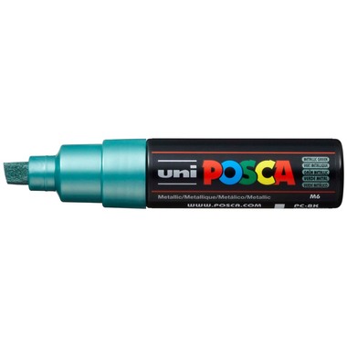 POSCA Marker 8mm PC8KMET.GREE MET grün, Keilspitze