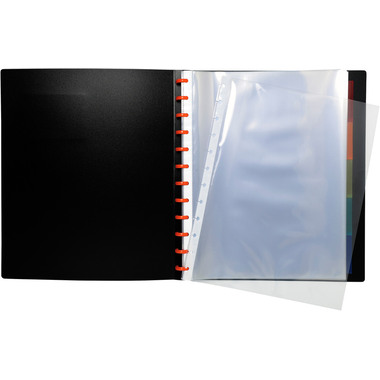 EXACOMPTA Sichtbuch Exadesk Exactive 86234E 20 Mappen, glatt A4