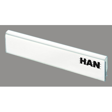 HAN Beschriftungs-Clip 60x13mm 1021 transparent universal 10 Stück