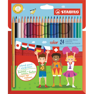 STABILO Holzfarbstift color 1924/7711 Etui 24 Stück