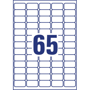 AVERY ZWECKFORM Tiefkühletiketten 38,1x21,1mm L7971-25 1625 Stück