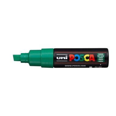 POSCA Marker 8mm PC-8K GREEN grün, Keilspitze