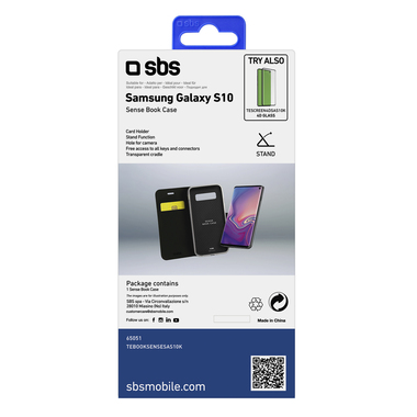 Handyhülle im Buch-Style für Samsung Galaxy S10