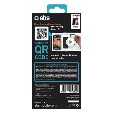 Film protecteur et applicateur Samsung Galaxy S9
