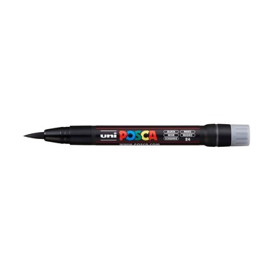 POSCA Penna Brush 1-10mm PCF350 BLACK nero