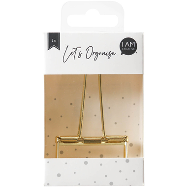 I AM CREATIVE Foldback Klammer Let's Organiz 4035.28 gold, 51mm