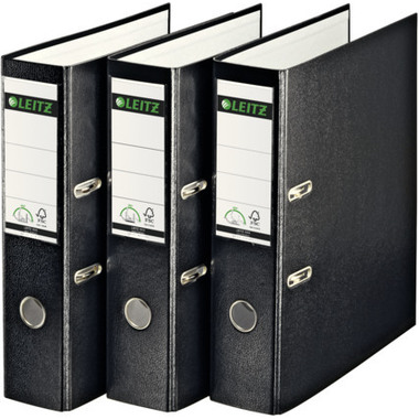 LEITZ Ordner Swiss Edition 180° 8cm 10135095 schwarz A4