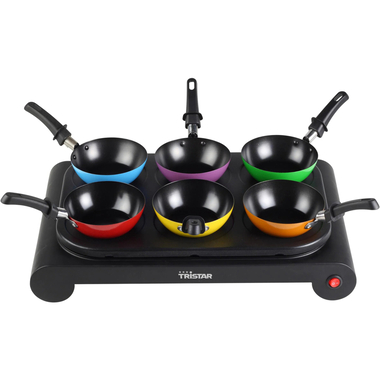TRISTAR Set wok, 6 personnes BP-2827 1000 W