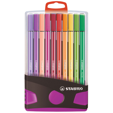 STABILO Stylo Fibre Pen 68 1mm 6820-031-03 20 pcs. ass. ColorParade