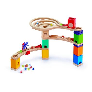 Hape Marble Run Quadrilla Super Spiral Castle & Final Sprint