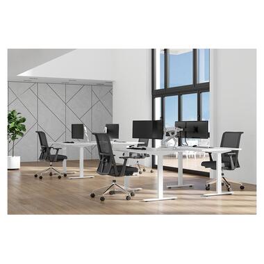 NEOMOUNTS Pied de table DS75S-950 WH2 jusqu’à 16 kg – Blanc