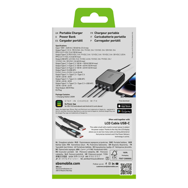 Caricatore cariabatterie GaN 200W | SBS