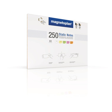 MAGNETOPLAN Static Notes A3 11250310 ass. 250 Stück