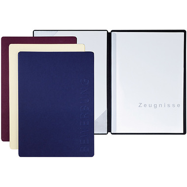 PAGNA Bewerbungsmappe Stream A4 44122-02 blau