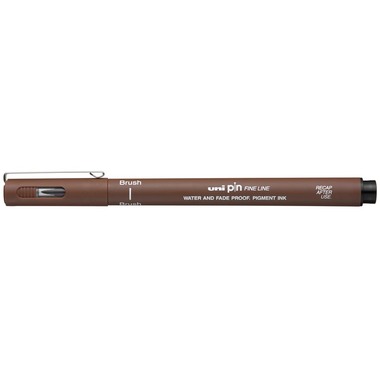 UNI-BALL Fineliner Pin Brush PINBR-200(S) SEPIA sepia