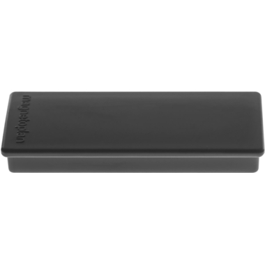 MAGNETOPLAN Supp. Calamita Rettang. 1665112 nero 10 pezzi