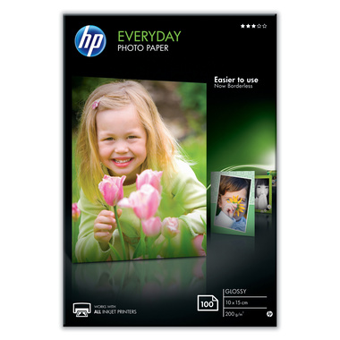 HP Everyday Photo Paper 10x15cm CR757A InkJet, glossy 200g 100 flls.