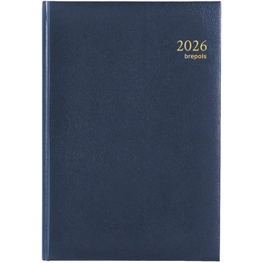 BREPOLS Agenda Minister Lima Ku. 2026 0.218.1256 1J/1P bleu 14.8x21cm