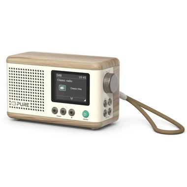 Pure DAB+ Radio Classic Mini Eiche/Weiss