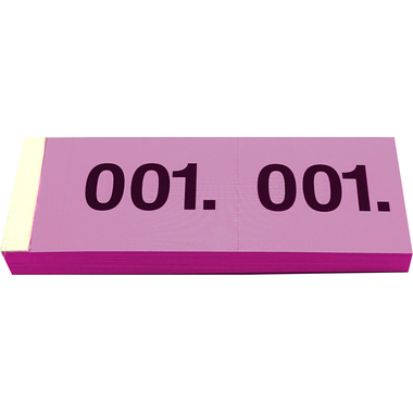 SIMPLEX Bloc vestiaire 1-100 13076 pink 100 feuilles