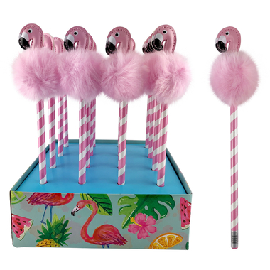 ROOST Crayon Flamingo Pom Pom HPTS-073
