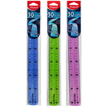 MAPED Lineal ass. 027900 Maped Twist'n Flex 30cm
