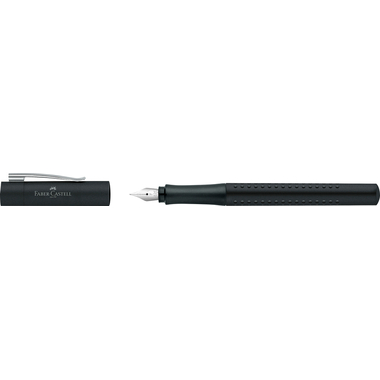 FABER-CASTELL Penna stilografica Grip 2011 F 140908 nero