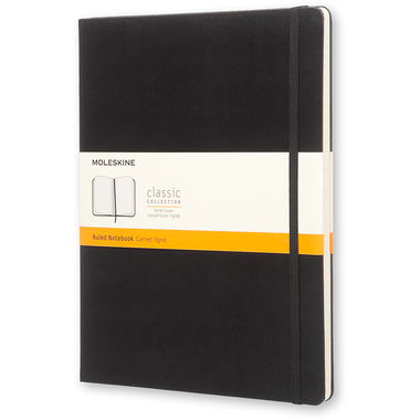 MOLESKINE Taccuino XL 323067 rigato nero