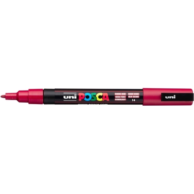 POSCA Marker 0.9-1.3mm PC-3M Dark red dunkelrot