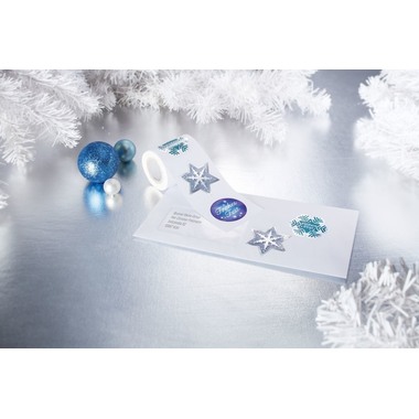 SIGEL Weihn.-Sticker Frohes Fest CS118 versch. Motive 200 Stück