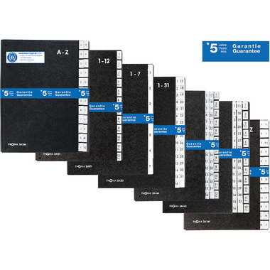 PAGNA Vorordner A4 24241-04 schwarz A-Z
