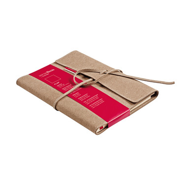 TRANSOTYPE senseBook FLAP A5 75010501 liniert, M, 135 Seiten beige