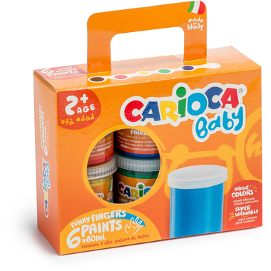 CARIOCA Fingermalfarben Baby E-6ass KO032 80ml