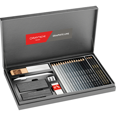 CARAN D'ACHE Graphite Line Gift Box Set 3000.415 ass.