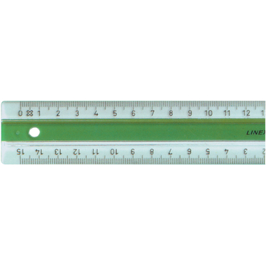 LINEX Règle super 30cm 87400L vert/transp.