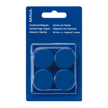 MAUL Magnete 30mm 2.13 blau 4 Stück