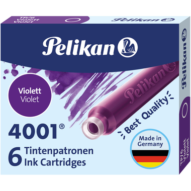 PELIKAN Tinte 4001 TP/6 301697 violett 6 Stück