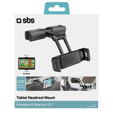 Extendable headrest mobile phone holder
