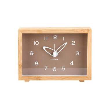 KARLSSON Réveil Tipico Mocha Brown