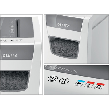LEITZ Distruggi documenti IQ 8001-00-00 Home Office Slim, P-4, 23lt