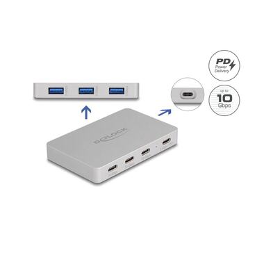 Delock USB-Hub 64279 7x Porta USB Hub
