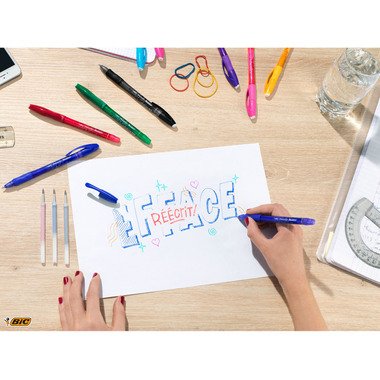 BIC Gel-ocity Illusion 0.3mm 943441 noir, erasable