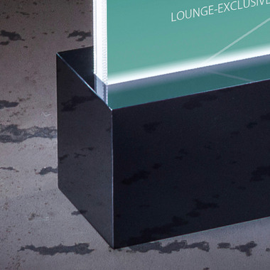 SIGEL LED Présentoir table A5 TA422 250h 159x254x46mm
