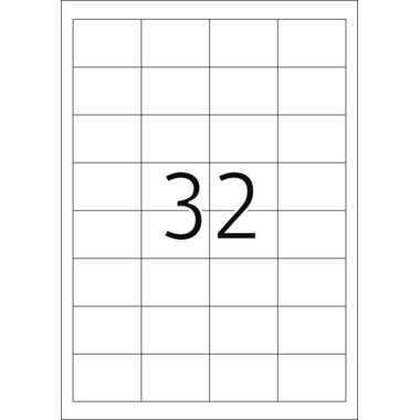 HERMA Etichette PREMIUM 48.3x33.8mm 4200 bianco,perm. 800 pz./25 fogli