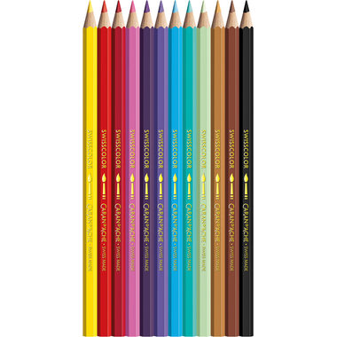 CARAN D'ACHE Farbstifte Swisscolor 1285.802 Kawaii Candy World 12 Stk.