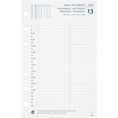 SUCCES Agenda Senior 2027 845002000027U 1T/1S Ersatz kompl. 9.5x15cm